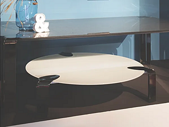 Table basse ronde en bois Flow F.lli Orsenigo usine ORSENIGO de l'Italie