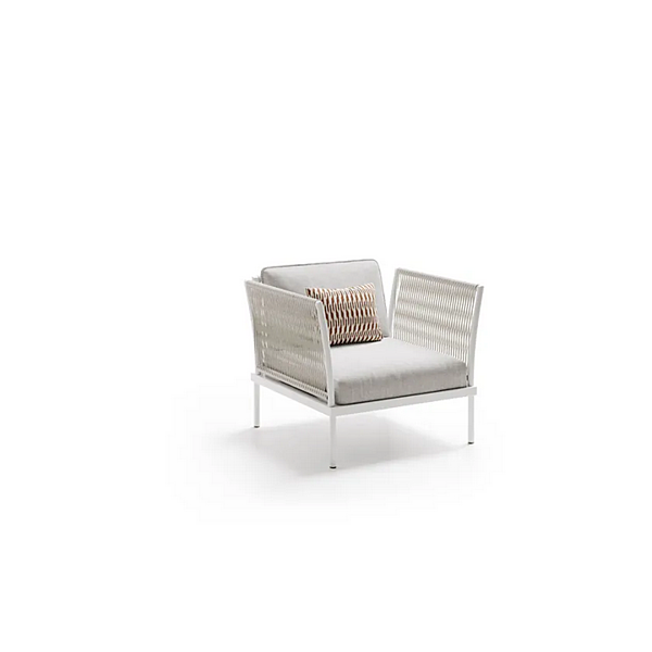 Fauteuil de jardin en tissu avec accoudoirs Atmosphera Flash FSH.CHL. usine ATMOSPHERA de l'Italie. Foto №8