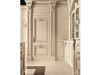 Porte en bois battante Desiderio Martini Interiors Porte en bois battante Desiderio Martini Interiors usine MARTINI INTERIORS de l'Italie
