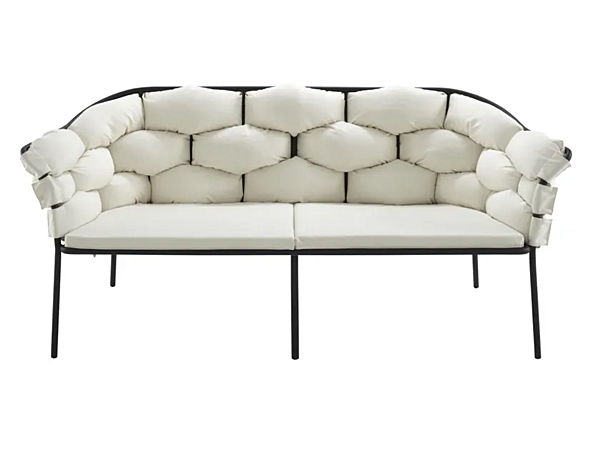 Canapé de jardin 2 places en tissu LIGNE ROSET Serpentine 10262096-10262097 usine LIGNE ROSET de l'Italie. Foto №1