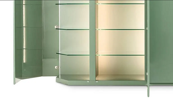 Buffet en MDF avec portes et éclairage intégré BRAMANTE CASSINA usine CASSINA de l'Italie. Foto №3