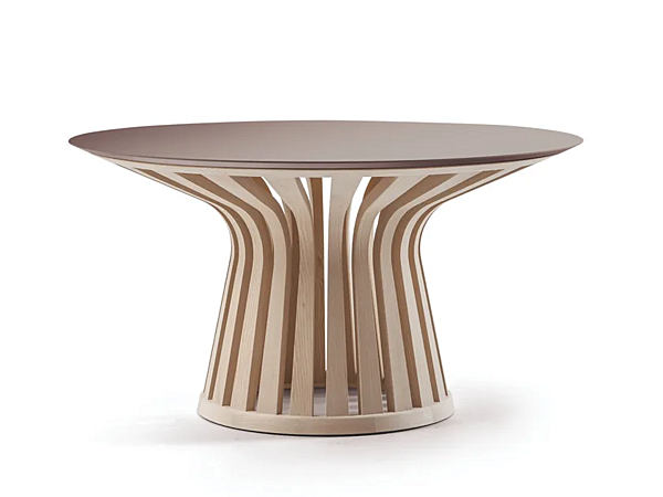 Table ronde en bois de salon Lebeau CASSINA usine CASSINA de l'Italie. Foto №5