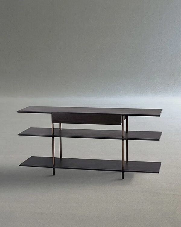 Bibliothèque en bois autoportante Arial 870 MS Potocco 870\MS usine POTOCCO de l'Italie. Foto №2