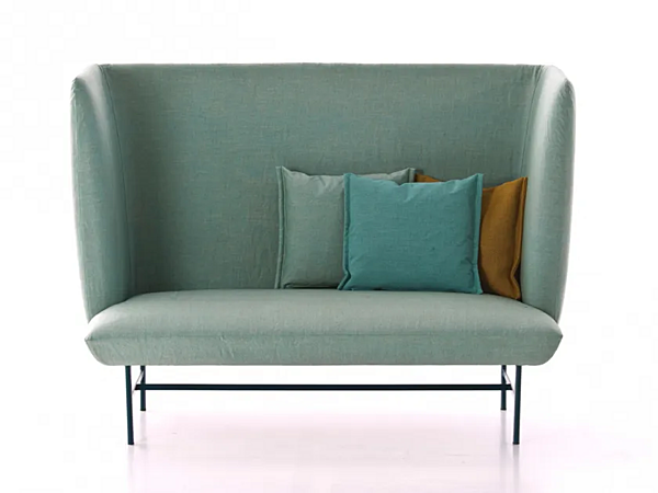 Canapé à dossier haut en tissu avec housse amovible Moroso Gimme Shelter usine Moroso de l'Italie. Foto №1