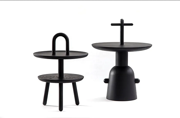 Table basse ronde en bois H 64 CASSINA Reaction Poetique usine CASSINA de l'Italie. Foto №3