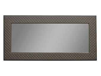 Miroir rectangulaire en cuir Eforma Prisma usine Eforma de l'Italie