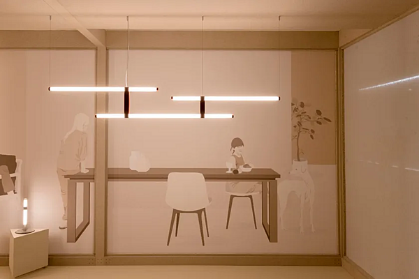 Suspension en verre borosilicate LED collection Paralela AXOLIGHT usine Axolight de l'Italie. Foto №5