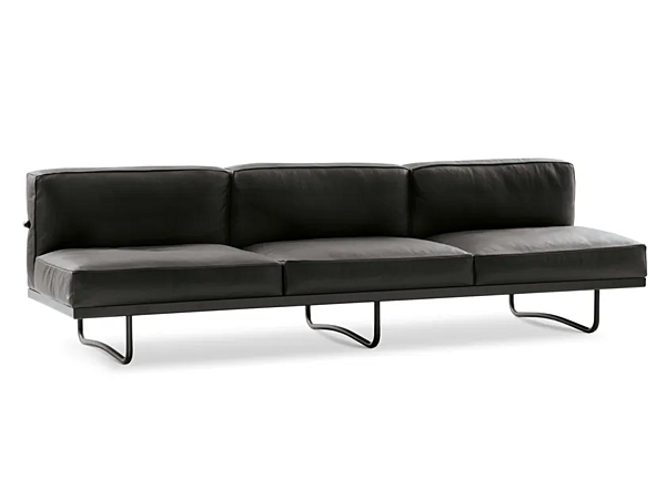 Canapé 3 places en tissu durable CASSINA Appartement Le Corbusier 005 usine CASSINA de l'Italie. Foto №1