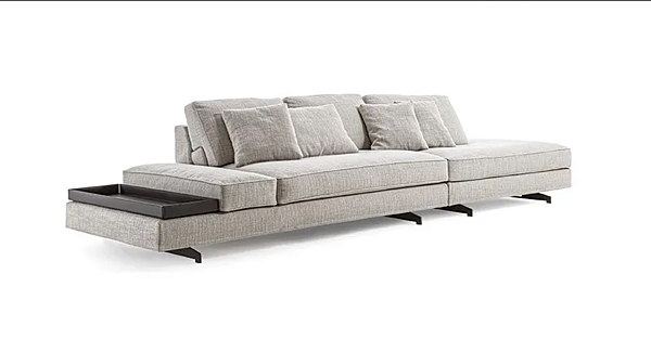 Canapé d'angle en tissu avec housse amovible Frigerio collection Davis Flat usine Frigerio de l'Italie. Foto №18