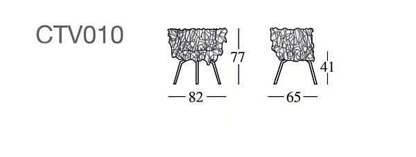 Fauteuil en tissu avec accoudoirs Edra Vermelha CTV010 usine EDRA de l'Italie. Foto №16