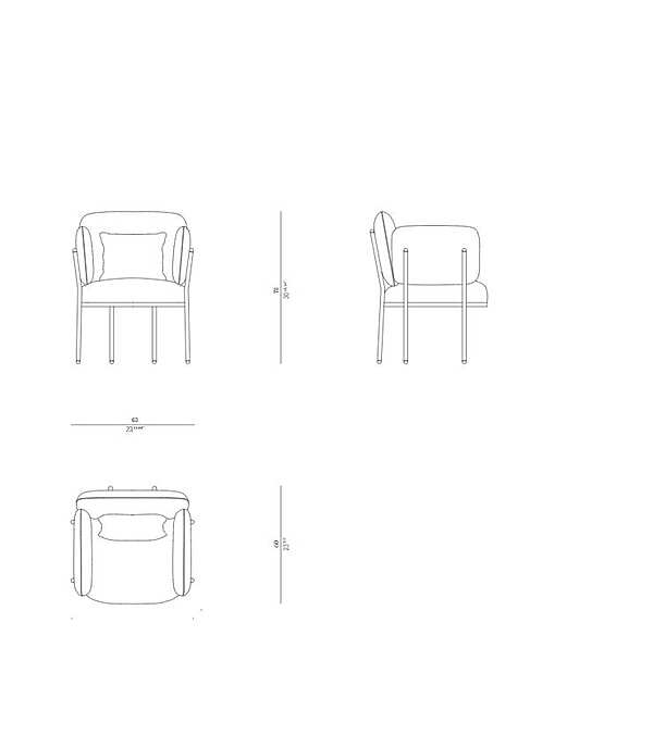 Fauteuil ROSSATO 11 PL-03 usine ROSSATO de l'Italie. Foto №8