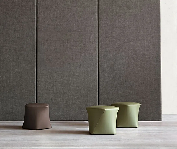 Pouf rembourré en tissu Potocco collection Dance 792 O 792/O usine POTOCCO de l'Italie. Foto №2