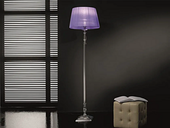 Lampe sur pied en cristal Swarovski Arcobaleno PT1 Euroluce Lampadari usine EUROLUCE LAMPADARi de l'Italie