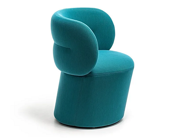 Fauteuil en tissu rembourré avec accoudoirs Moroso Getlucky usine Moroso de l'Italie. Foto №3