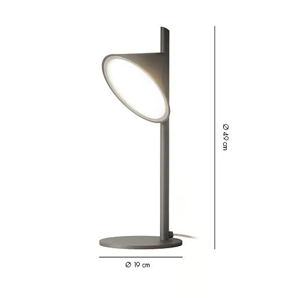 Lampe de table LED en aluminium AXOLIGHT Orchid LT ORCHID usine Axolight de l'Italie. Foto №7