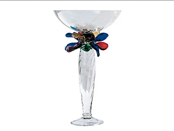 Centre de table en verre soufflé Angela Driade Centre de table en verre soufflé Angela Driade usine Driade de l'Italie