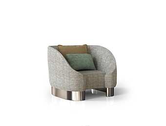 Fauteuil en tissu avec accoudoirs Bizzotto Italia Infinity
