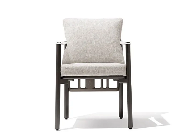 Fauteuil de jardin en tissu avec accoudoirs Aldia GIORGETTI 91070, 91071 usine GIORGETTI de l'Italie. Foto №2