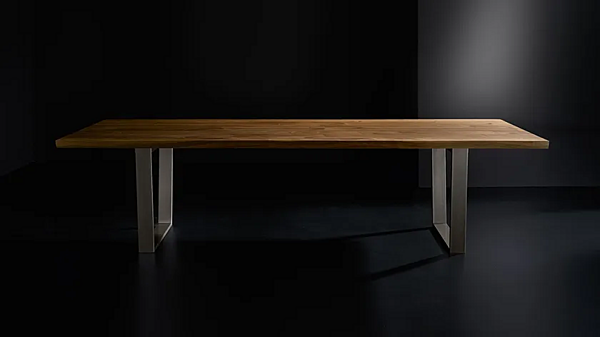 Table rectangulaire en bois massif Vero compact minimal ARTE BROTTO L640, MINIMAL usine Arte Brotto de l'Italie. Foto №9