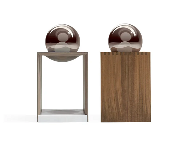 Lampe de table en bois Spaziotempo GIORGETTI GA324G usine GIORGETTI de l'Italie. Foto №1