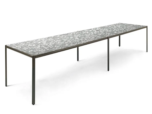 Table de jardin avec plateau en marbre Aldia GIORGETTI usine GIORGETTI de l'Italie. Foto №1