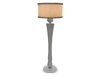 Lampe sur pied en tissu Ginger Roll CORTEZARI 1485-R