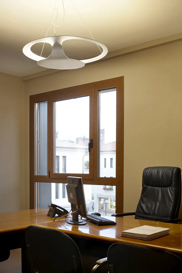 Suspension en aluminium LED Fabbian Glu usine Fabbian de l'Italie. Foto №11