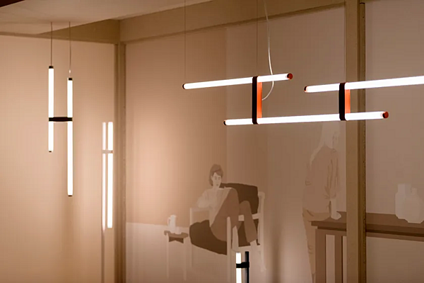 Suspension en verre borosilicate LED collection Paralela AXOLIGHT usine Axolight de l'Italie. Foto №6