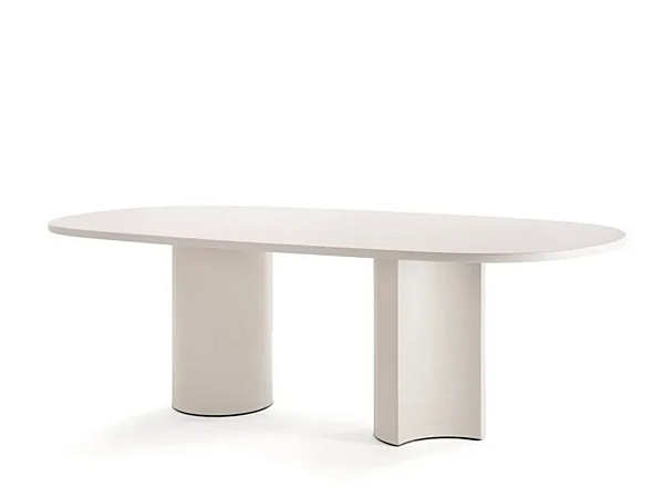 Table ovale en bois ZANOTTA Bol usine ZANOTTA de l'Italie. Foto №2