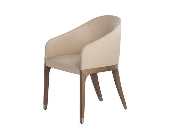 Fauteuil en cuir écologique avec accoudoirs Miura 776 PW Potocco 776PW usine POTOCCO de l'Italie. Foto №1