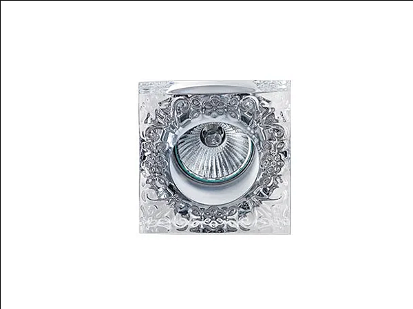 Spotlight encastré en cristal pour plafond suspendu Fabbian collection Lui usine Fabbian de l'Italie. Foto №3