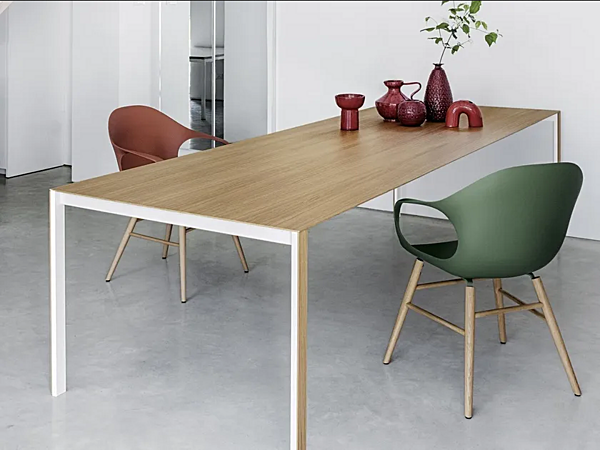 Table rectangulaire extensible en bois Thin K Kristalia usine Kristalia de l'Italie. Foto №4