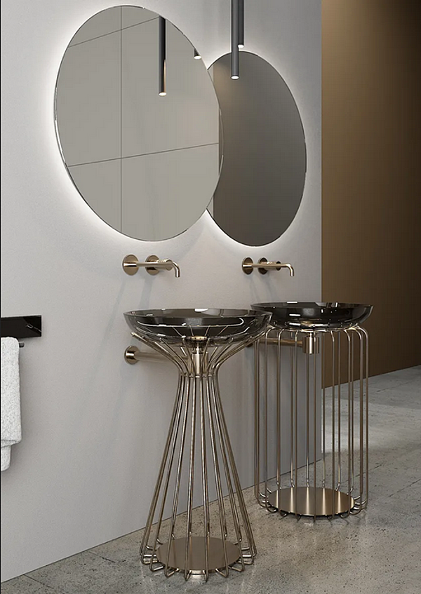 Lavabo rond sur pied en marbre Tristano e Isotta ARTELINEA IST1, ISO1 usine ARTELINEA de l'Italie. Foto №26