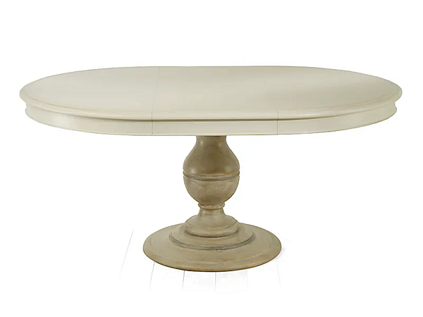 Table ronde extensible en bois massif Tudor MARIONI 01984RA usine MARIONI de l'Italie. Foto №2