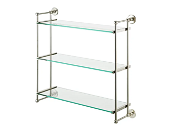 Étagère murale en verre pour salle de bains Queen Gentry Home usine Gentry Home de l'Italie