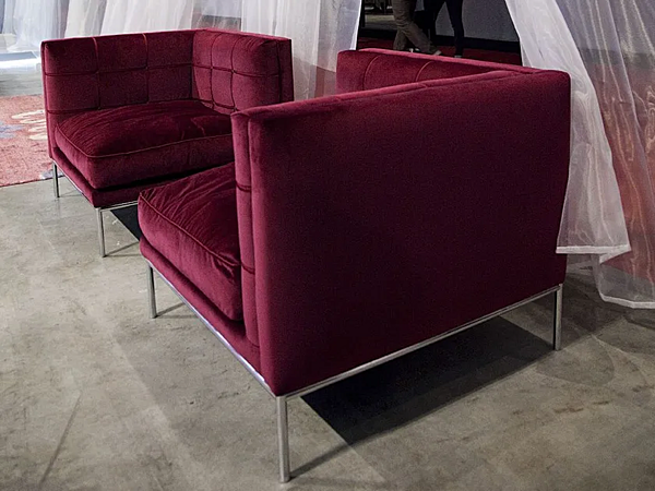 Fauteuil en tissu sectionnel avec accoudoirs ERBA ITALIA LIPS usine ERBA ITALIA de l'Italie. Foto №11