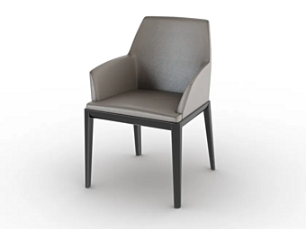 Fauteuil en cuir rembourré avec accoudoirs ADA PIERMARIA Fauteuil en cuir rembourré avec accoudoirs ADA PIERMARIA usine PIERMARIA de l'Italie