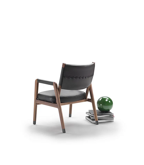 Fauteuil avec accoudoirs en tissu Ortigia S H FLEXFORM usine FLEXFORM de l'Italie. Foto №2