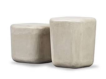 Table d'appoint de jardin en ciment Brasilia BAXTER usine BAXTER de l'Italie