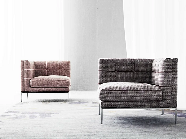 Fauteuil en tissu sectionnel avec accoudoirs ERBA ITALIA LIPS usine ERBA ITALIA de l'Italie. Foto №1