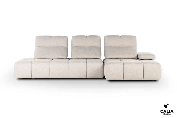 Canapé modulable en tissu avec dossier rembourré Calia Italia Sommier PREMIUM 1220 usine Calia Italia de l'Italie. Foto №2