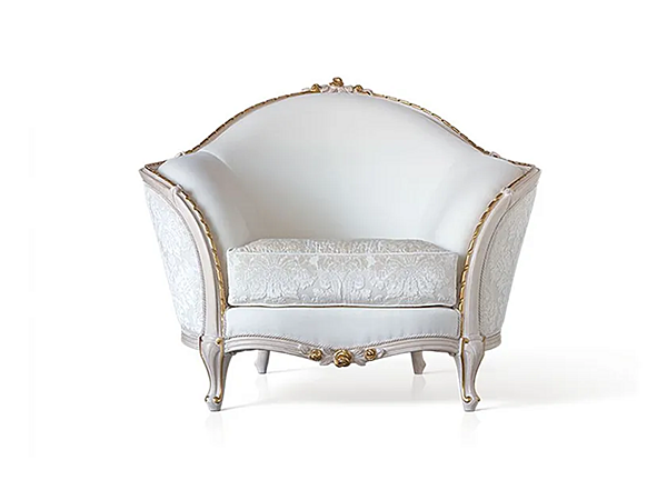 Fauteuil en tissu avec accoudoirs Savio Firmino 3213 3213POL usine SAVIO FIRMINO de l'Italie. Foto №1