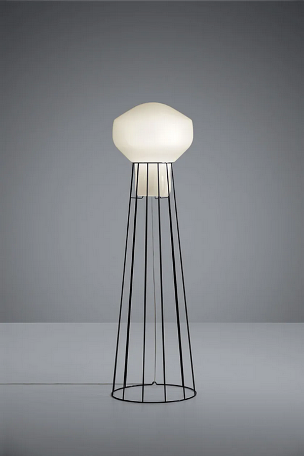 Lampe de sol en verre soufflé Fabbian Aerostat usine Fabbian de l'Italie. Foto №6