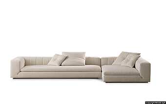 Canapé Minotti Riley usine Minotti de l'Italie