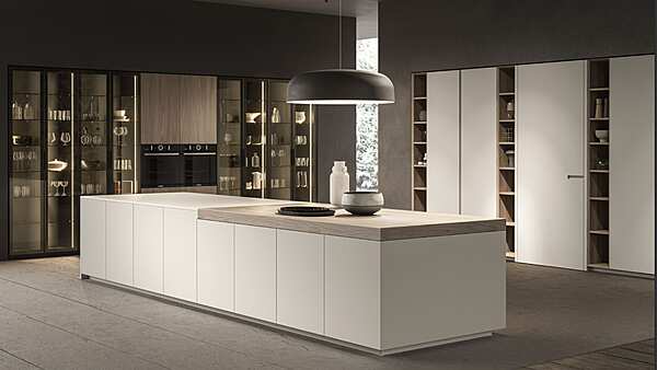 Cuisine équipée avec îlot en bois ASTER CUCINE ATELIER usine Aster Cucine de l'Italie. Foto №4