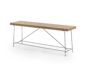 Table basse rectangulaire en iroko extérieur FLEXFORM Any Day Table basse rectangulaire en iroko extérieur FLEXFORM Any Day usine FLEXFORM de l'Italie