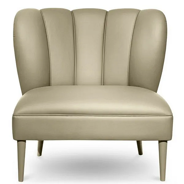 Fauteuil en cuir rembourré DALYAN BRABBU usine BRABBU de l'Italie. Foto №2