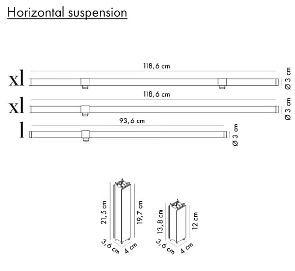 Suspension en verre borosilicate LED collection Paralela AXOLIGHT usine Axolight de l'Italie. Foto №7