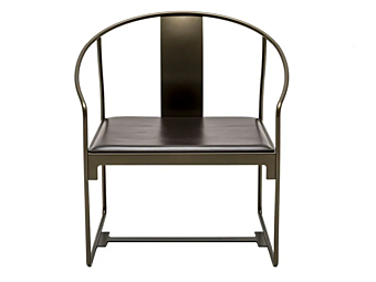 Fauteuil en acier laqué avec accoudoirs Mingx Driade Fauteuil en acier laqué avec accoudoirs Mingx Driade usine Driade de l'Italie