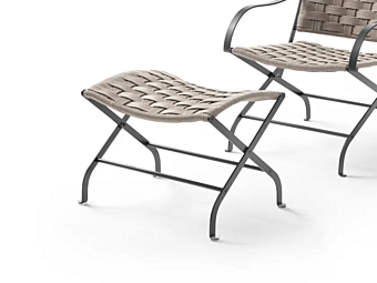 Pouf rectangulaire d'extérieur en tissu Carlotta FLEXFORM